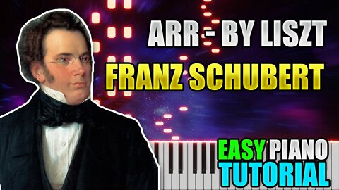 Arr - by Liszt - Franz Schubert - Easy Piano Lesson