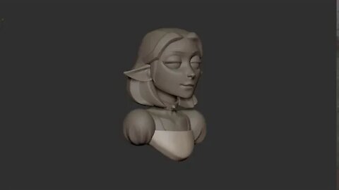 Sculpting an elf maiden in Zbrush