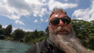 Ocean Kayaking on Great Diamond Island Maine