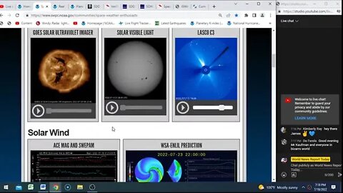 Space Weather Update Live With World News Report Today July 18th 2022!