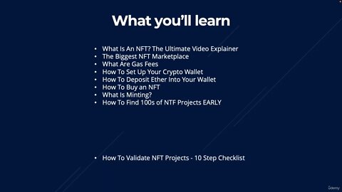 FULL FREE COURSE The Ultimate NFT Course 2022: Buy, Sell, Create & Trade NFTs