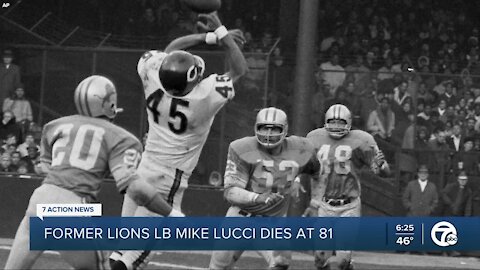 Former Lions LB Mike Lucci dies at 81