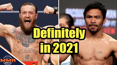 Conor McGregor vs Manny Pacquiao is a fight they definitely want to make in 2021, UFC 255 main card