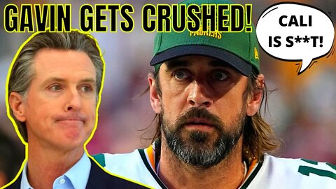 Packers' Aaron Rodgers DESTROYS Gavin Newsom Policies! California Has GONE TO S**T!