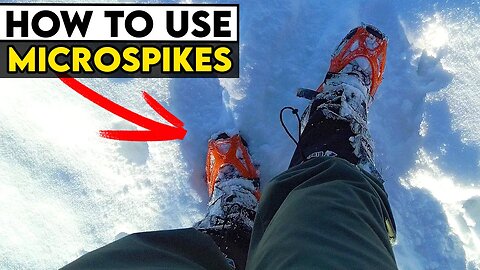 How to Use Microspikes on Steep Slopes