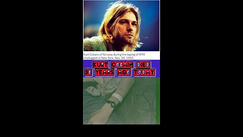 KURT COBAIN DIED 30 YEARS AGO ON APRIL 5TH