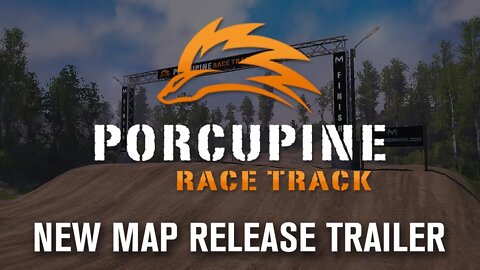 PORCUPINE RACE TRACK TRAILER | NEW SPINTIRES MUDRUNNER MAP FROM ROCKRUNNER GAMING!