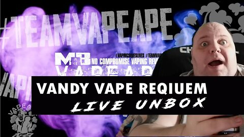 LIVE UNBOXING VANDYVAPE REQUIEM RDA