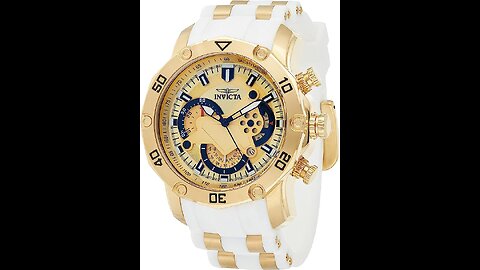 Invicta Men's 23424 Pro Diver Analog Display Quartz White Watch 4.7