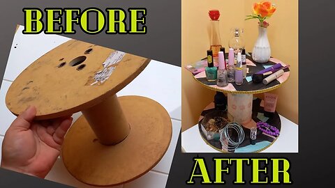 What to do with a cable reel? O que fazer com um carretel de cabo? DIY Ideia Incrível!