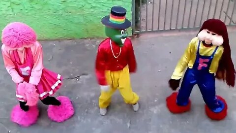 SUPER PULOS NINJAS NA CARRETA DA ALEGRIA, DANÇANDO FOFÃO, CHAVES, PATATI E HOMEM-ARANHA, LIKE