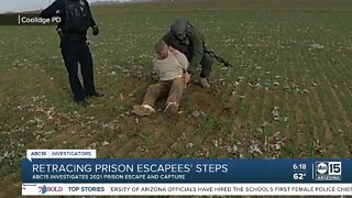 Retracting prison escapees' steps