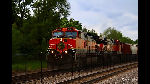 BNSF H1 Duo, Taunting and Half & Half Train - Staples Subdivision