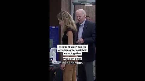 President #Biden And His Granddaughter Cast Their Votes Together