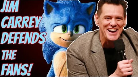 Jim Carrey DEFENDS Sonic The Hedgehog Fan Backlash Redesign Against SJW Media!