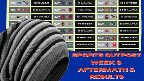 CFB Week 8 Results & NEW SP Top 25 For Week 9