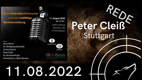 Stuttgart I Rede von Peter Cleiß am 11.08.2022