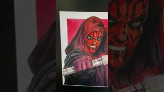 Darth Maul Star Wars - I Want to Draw ✍️- Shorts Ideas 💡