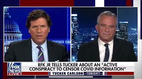 RFK Jr. Announces COVID Censorship Lawsuit on Tucker Carlson Tonight - 1/10/23