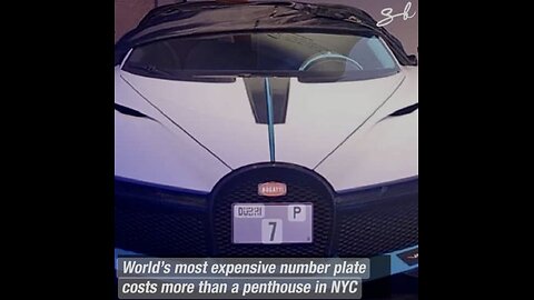 Top 10 Most Expensive Number Plates In The World