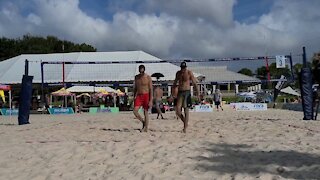 Beach Volleyball Volley