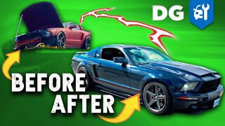 Abandoned Coyote swapped Mustang Rebuild in 10 MINUTES!