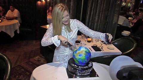 ‘Salvation’ Star Jennifer Finnigan Cuts Into Birthday Space Cake with Hubby Jonathan Silverman