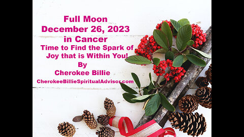 Full Moon December 26, 2023 in Cancer