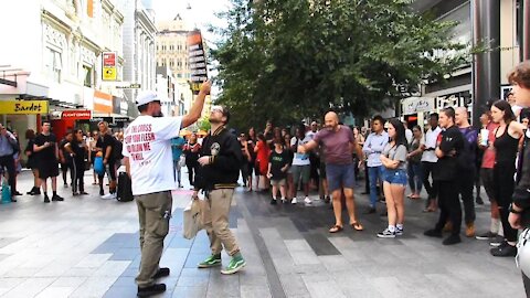 Adelaide AWAKES From Apathy - Street Preaching in Australia - Kerrigan Skelly