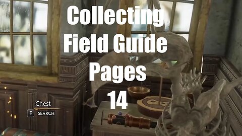 Hogwarts Legacy Collecting Field Guide Pages 14 (Sneakoscope)