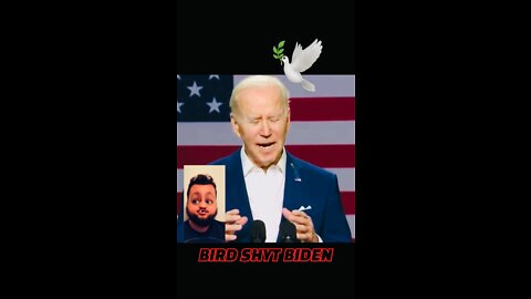 BIDEN GET’S SHYT ON BY A BIRD 🕊