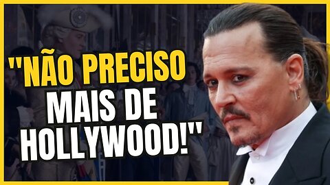 APLAUDIDO DE PÉ! JOHNNY DEPP DETONA HOLLYWOOD EM FESTIVAL DE CINEMA!