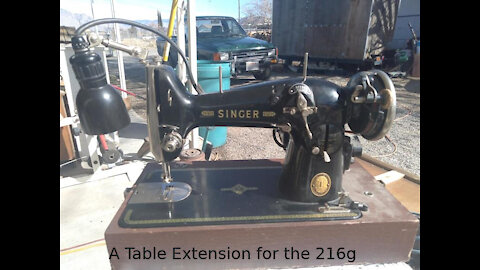 Singer 216g Table Extension