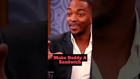 “You Make Daddy a Sandwich!” 😂 Anthony Mackie on Gender Roles #marvel #masculine #gender