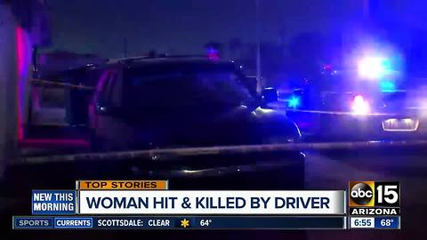 Woman hit, killed by hit-and-run driver