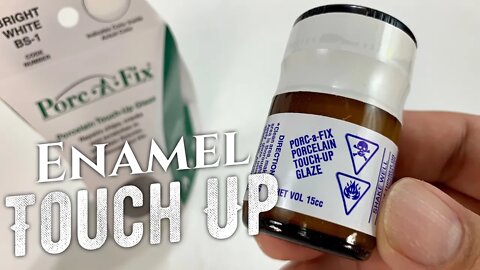 Fix Porcelain or Enamel with Porc-A-Fix Touch-Up Glaze