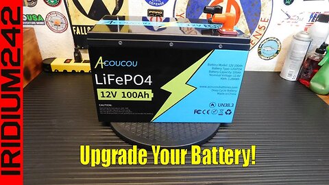 Upgrade Your Battery! Acoucou MaxOne LifePO4 100 Ah Battery