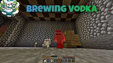 Minecraft brewing tutorial on Just an Earth Server!