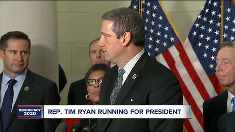 Northeast Ohio congressman Tim Ryan officially announces candidacy for president