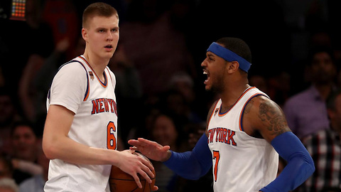 Carmelo Anthony BLASTS Kristaps Porzingis for Endorsing Phil Jackson's Triangle Offense