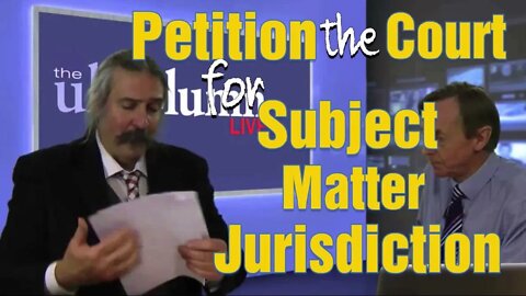 Petition to Court to Challenge Subject Matter Jurisdiction - Karl Lentz