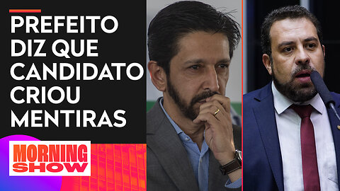 Ricardo Nunes critica ato de pré-campanha de Boulos em SP