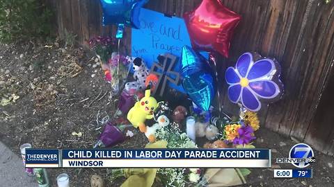 Boy dies after he was hit by float at Windsor Labor Day parade