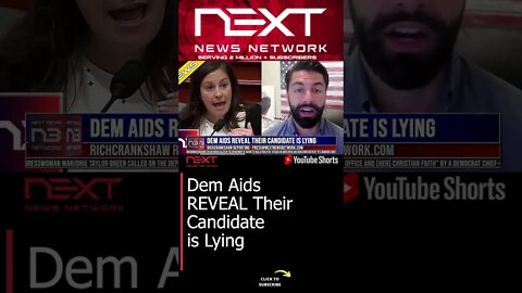 Dem Aids REVEAL Their Candidate is Lying #shorts