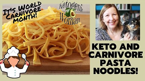 Keto Pasta Noodles - 4 Ingredient No Flour Keto Noodles Suitable for Carnivore Diet!