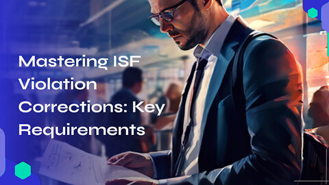 Rectifying ISS Violations: A Guide to Correcting Import Security Filing Mistakes