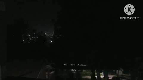 Kampala view from lubaga hill at night