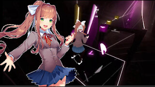 360 Beat Saber! Monika Plays Immortals!