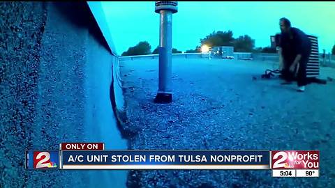 Non-profit's AC stolen for fourth time