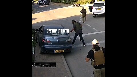 Hamas - Killed Israeli civilians, Dragged bodies from car then stole the car to go kill elsewhere!